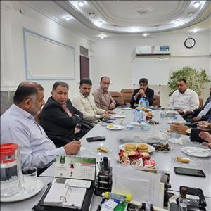 حضور مدیرعامل سازمان آب و برق خوزستان و برگزاری نشست در شرکت بهره‌برداری ناحیه شمال
