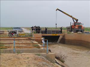 آبگیری مجدد کانال پای پل در شبکه آبیاری کرخه شمالی با موفقیت به پایان رسید