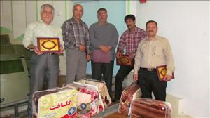 کارگران نمونه شبکه های آبیاری شمال خوزستان تجلیل شدند