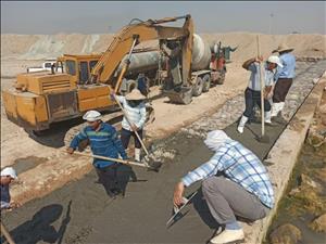 عملیات ترمیم سازه آبی مهم در منطقه شمال خوزستان انجام شد