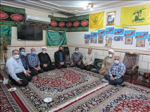 دیدار مشاور ایثارگران سازمان آب و برق خوزستان با دو رزمنده دفاع مقدس دزفول