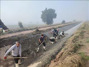 بازسازی کانال آبیاری محدوده شهر صفی آباد دزفول